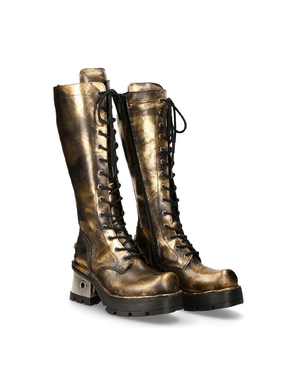 new rock BOOT METALLIC M-236-C9