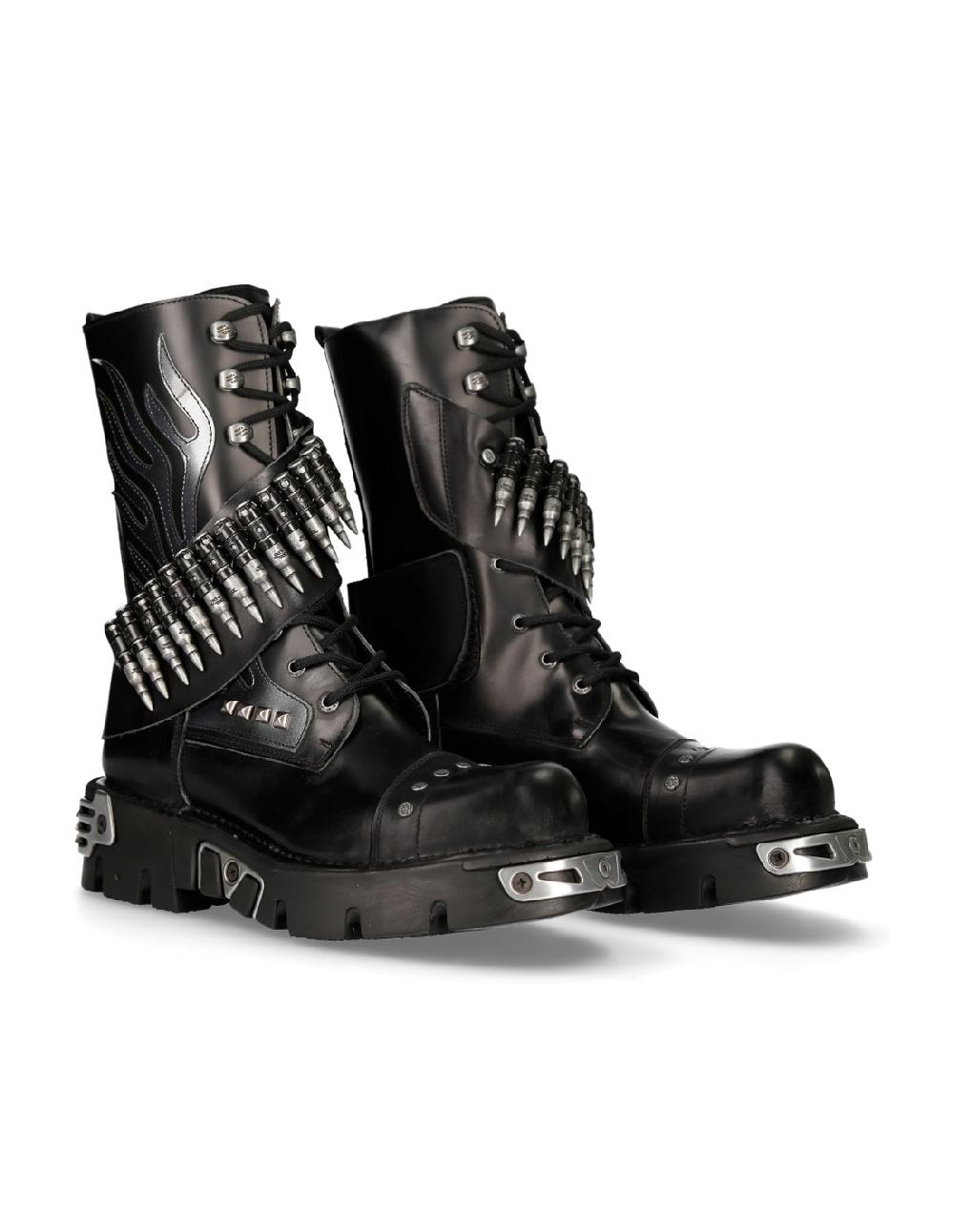 new rock BOOT METALLIC M-297-S2