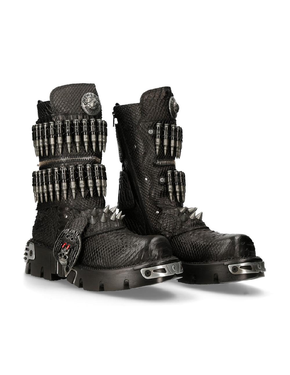 new rock BOOT METALLIC M-301-C2