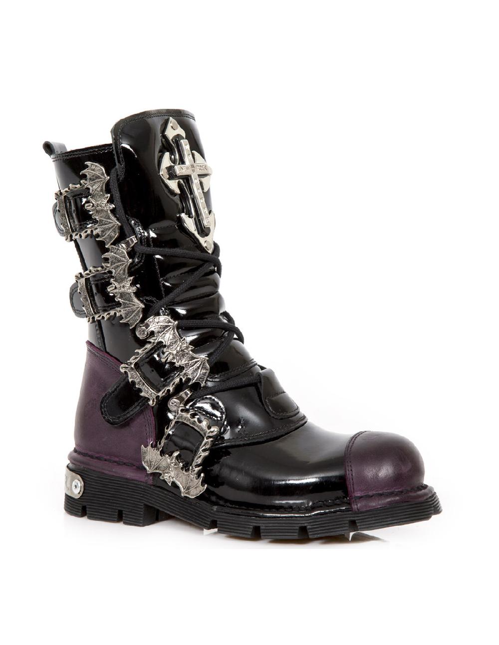 new rock BOOT METALLIC M-313-C2