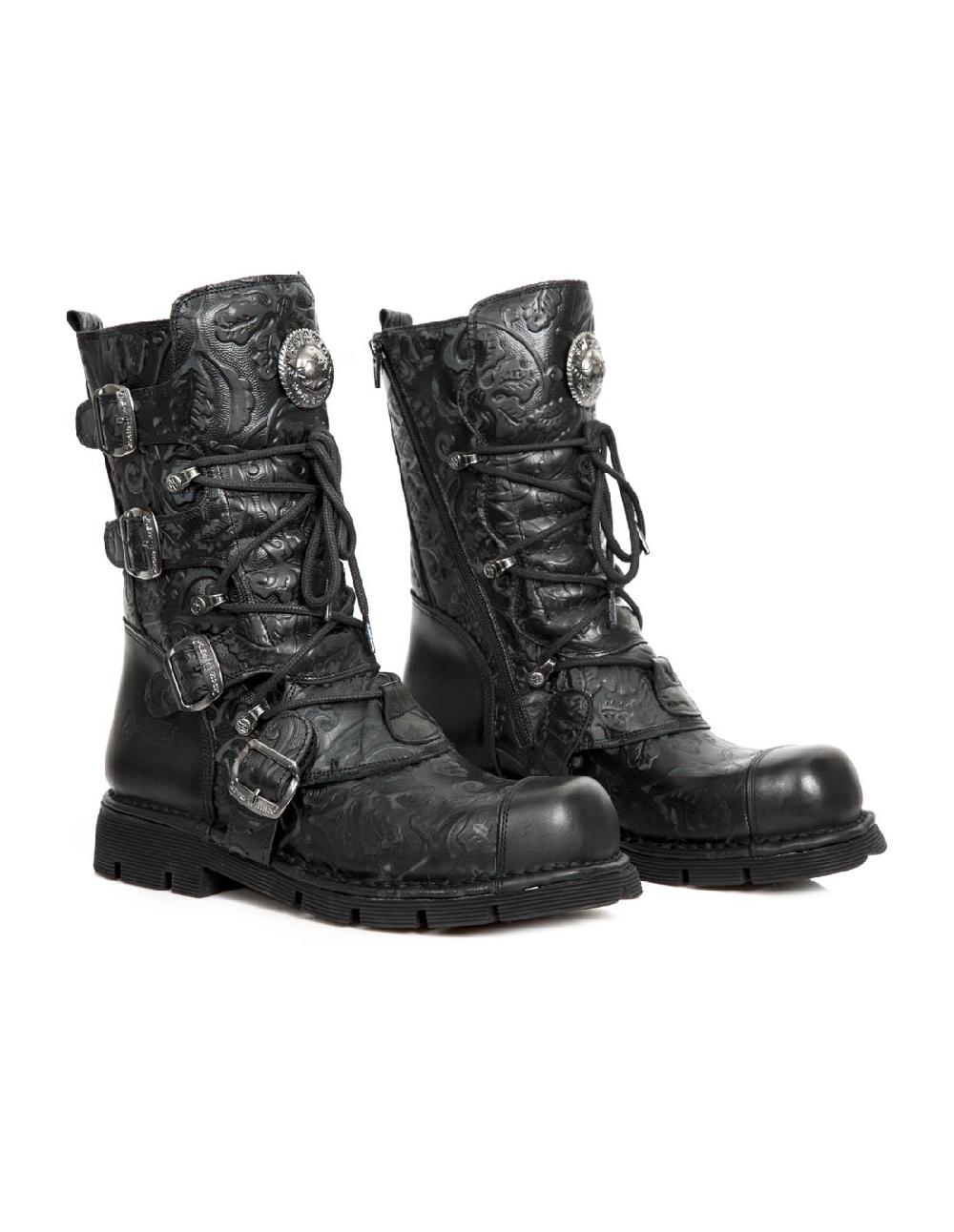 new rock BOOT METALLIC M-313-C3