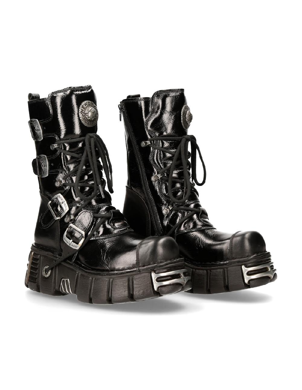 new rock BOOT METALLIC M-313-S1