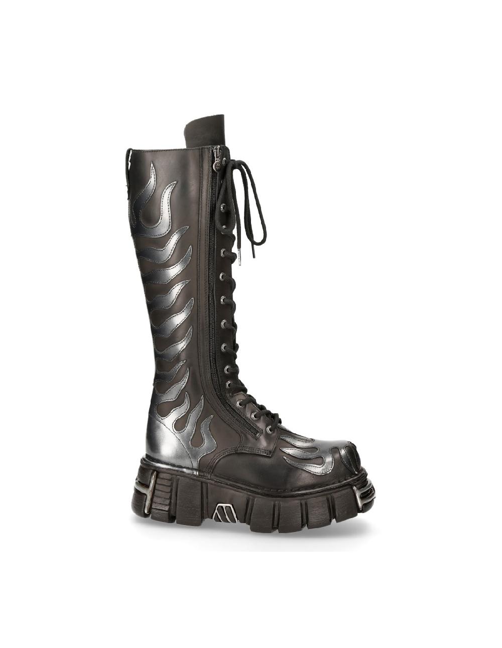 New Rock BOOT METALLIC M-350-C1