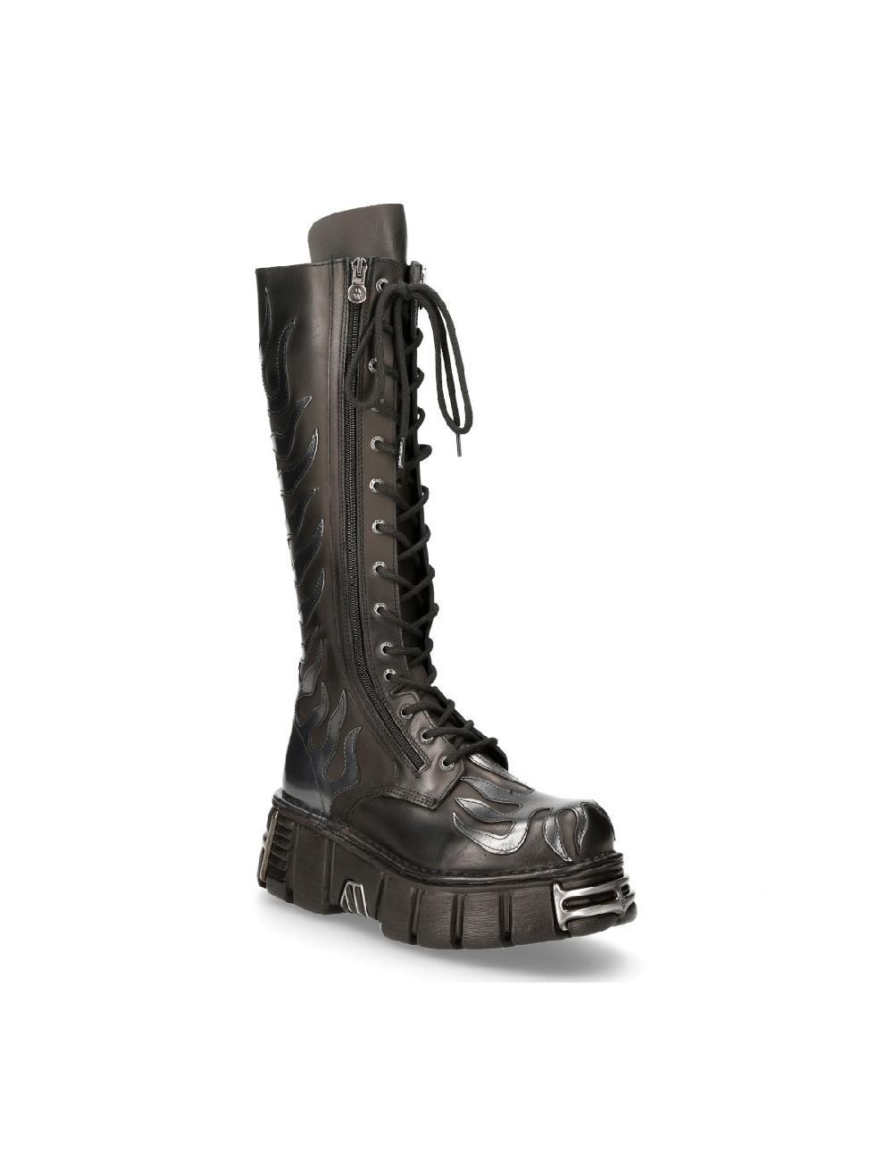 New Rock BOOT METALLIC M-350-C1