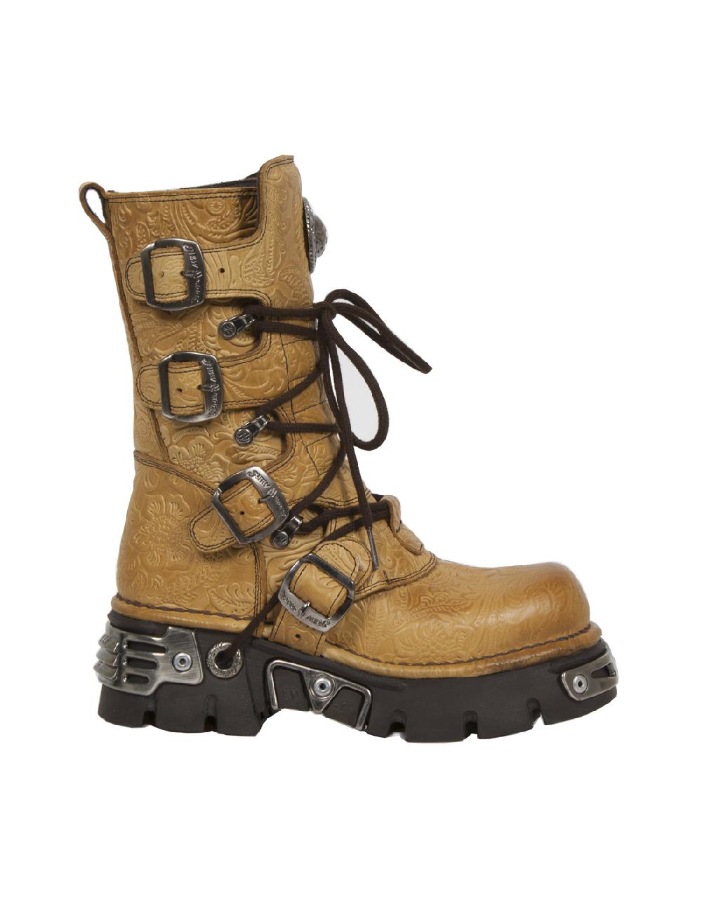 new rock BOOT METALLIC M-373-C230