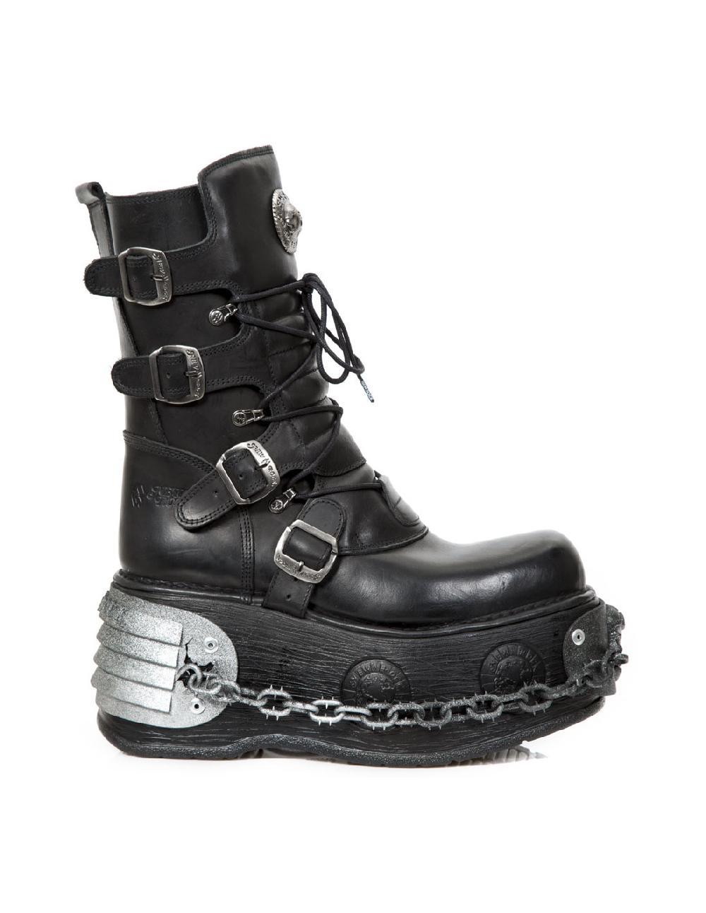 new rock BOOT METALLIC M-373-C76