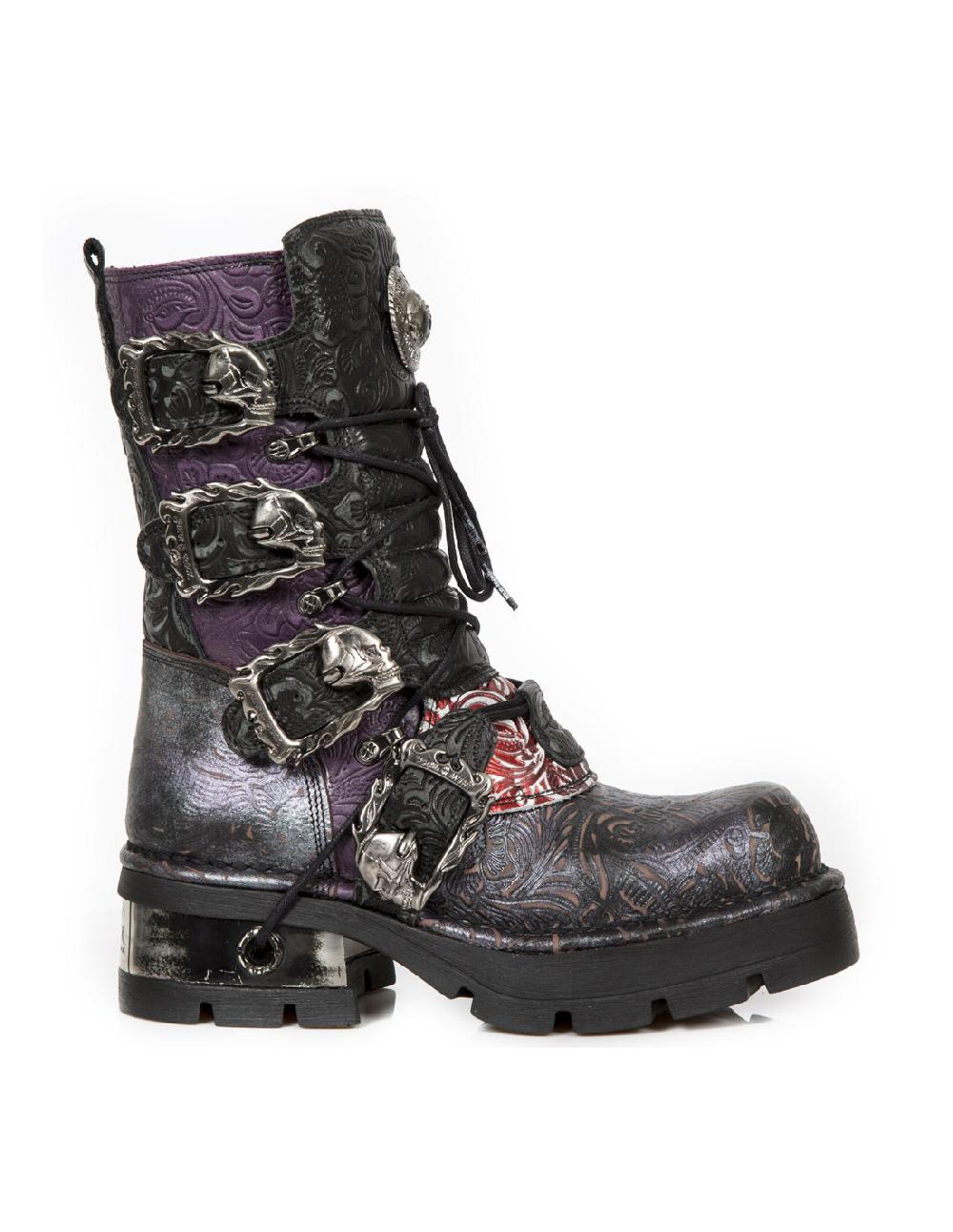 new rock BOOT METALLIC M-373-CZ79