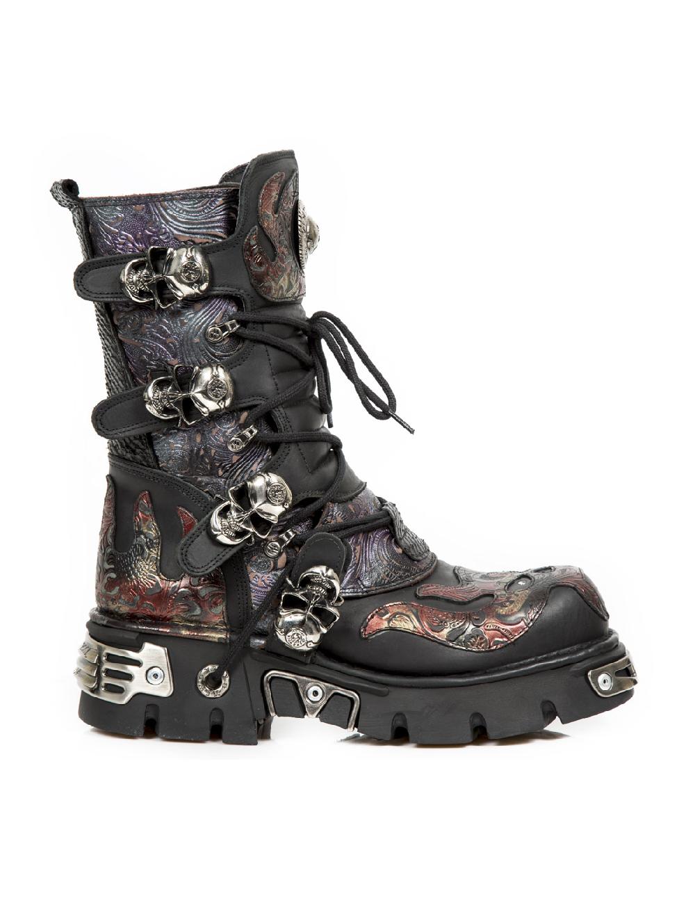 new rock BOOT METALLIC M-373-CZ83