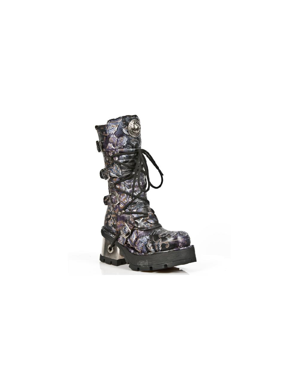 New Rock BOOT METALLIC M-373-Q2