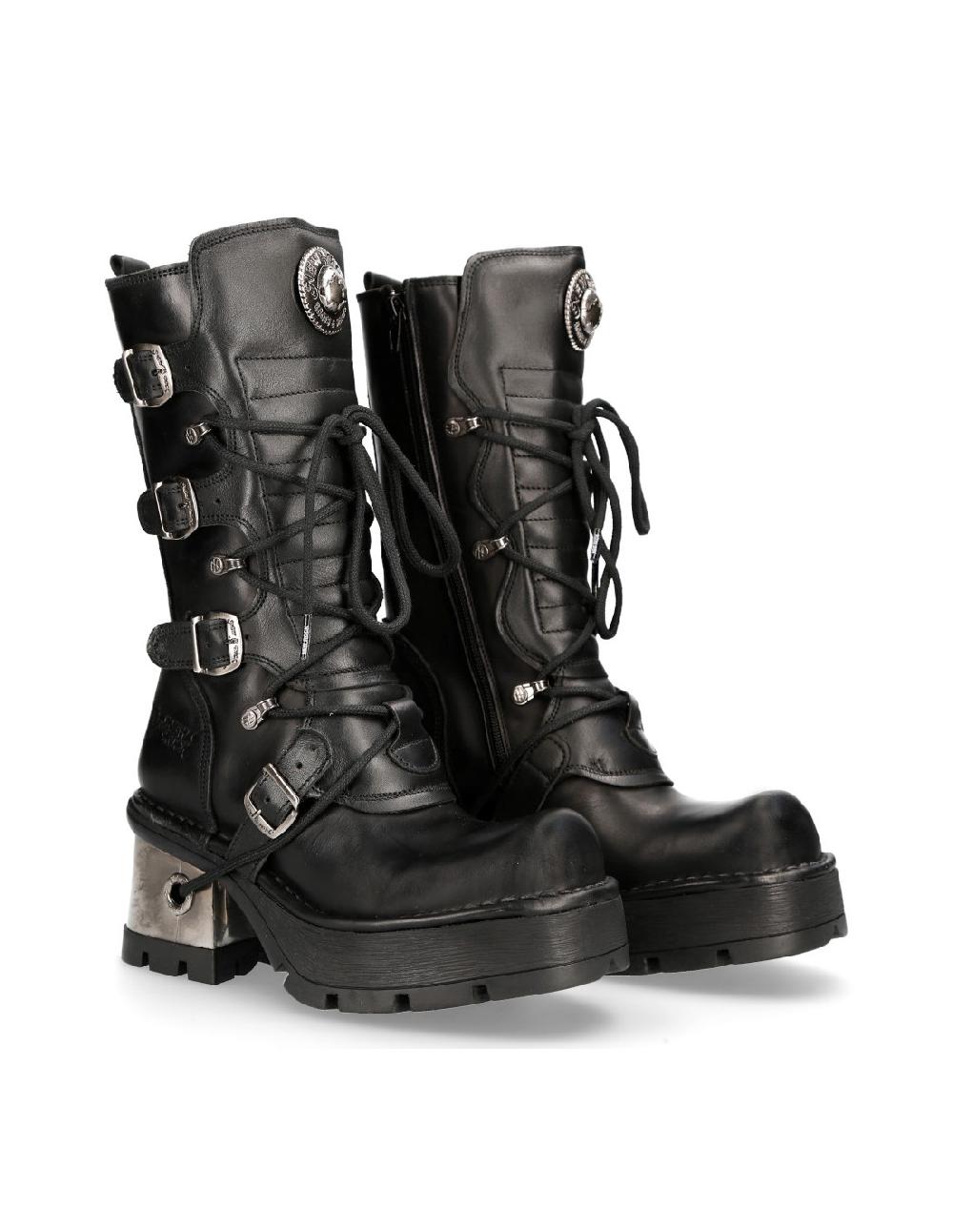 new rock BOOT METALLIC M-373-S33