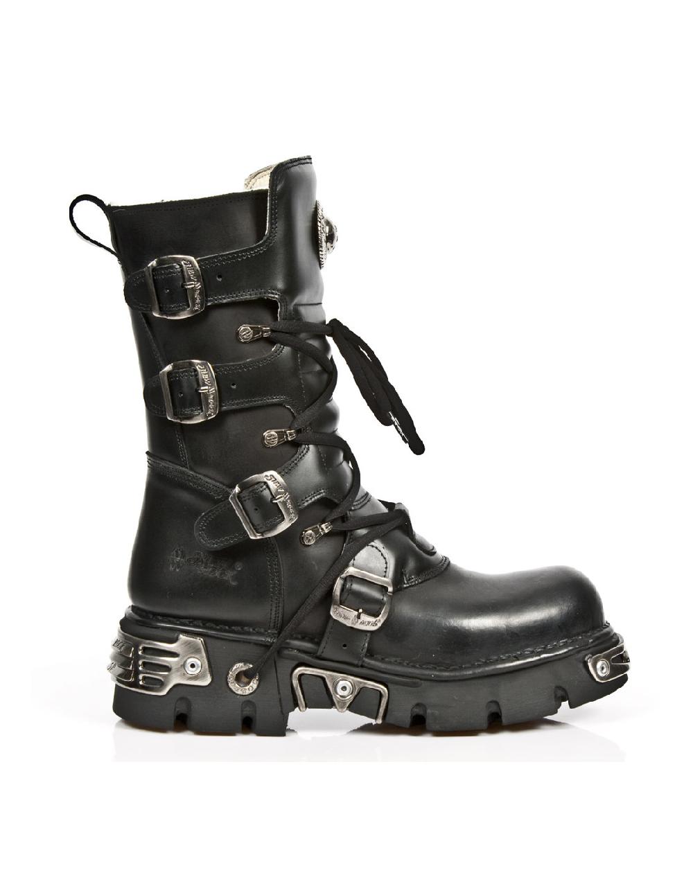 New Rock BOOT METALLIC M-373B-C1