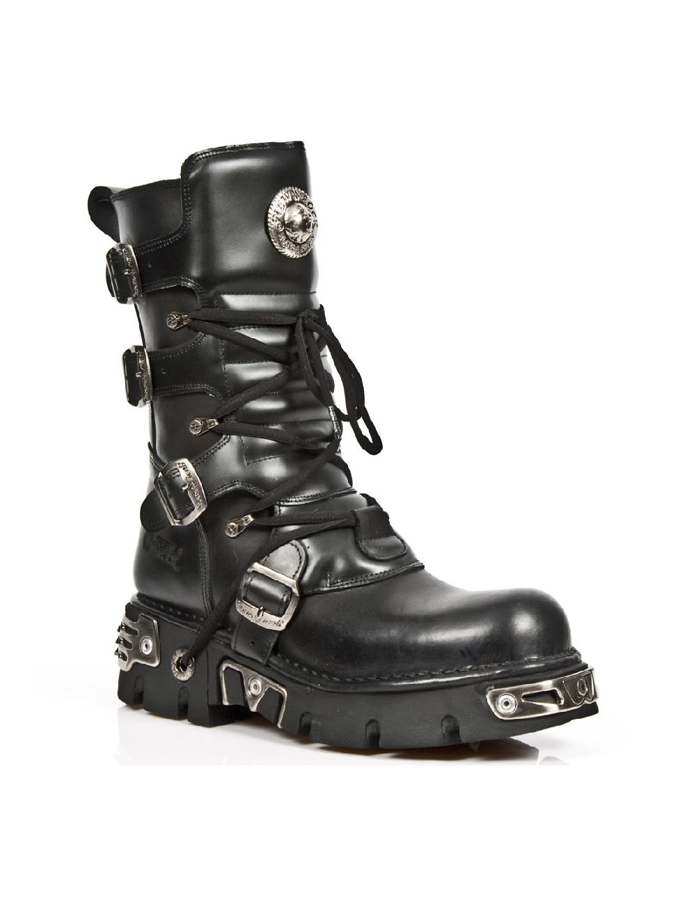New Rock BOOT METALLIC M-373B-C1
