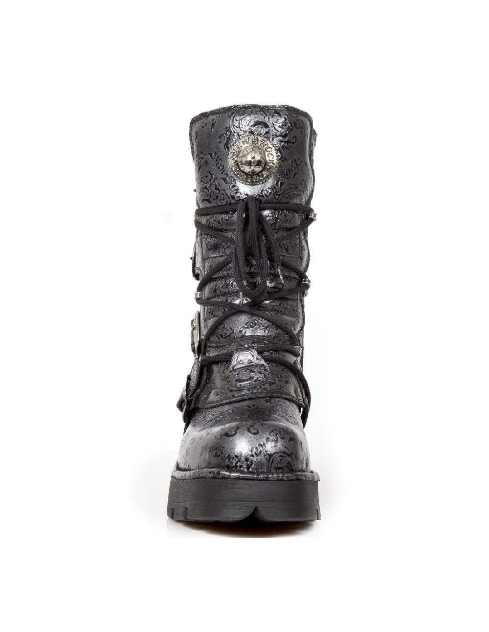 New Rock BOOT METALLIC M-373CZ-C2