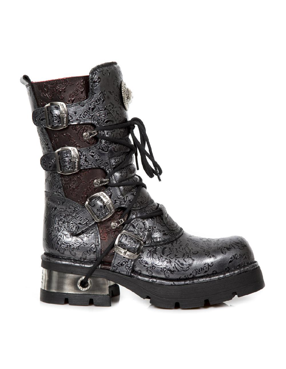 new rock BOOT METALLIC M-373CZ-C2