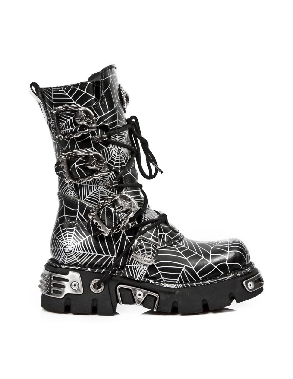 new rock BOOT METALLIC M-391-C150