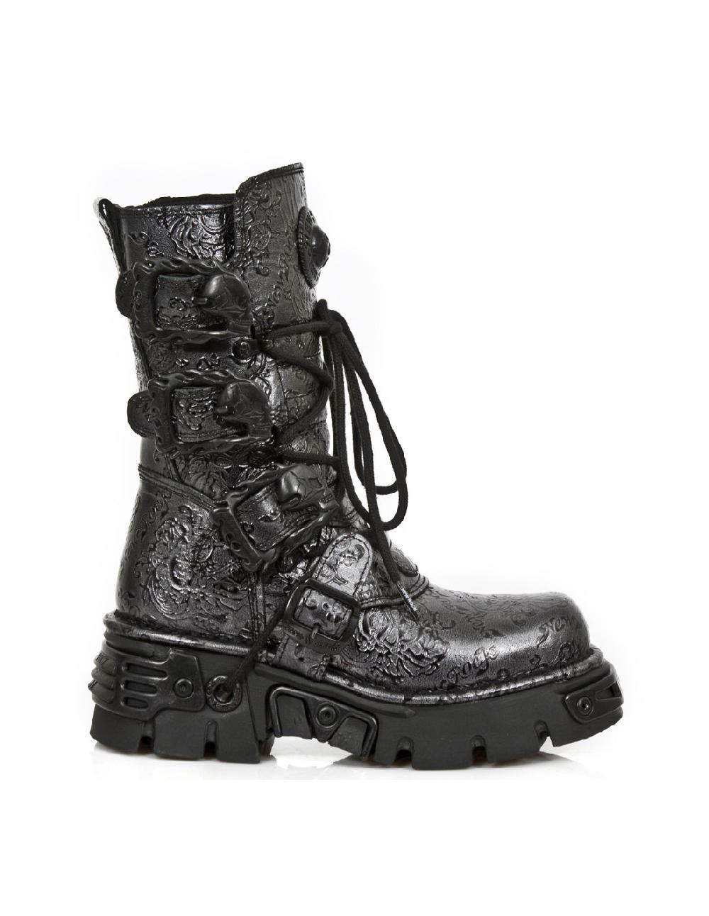 new rock BOOT METALLIC M-391-C19