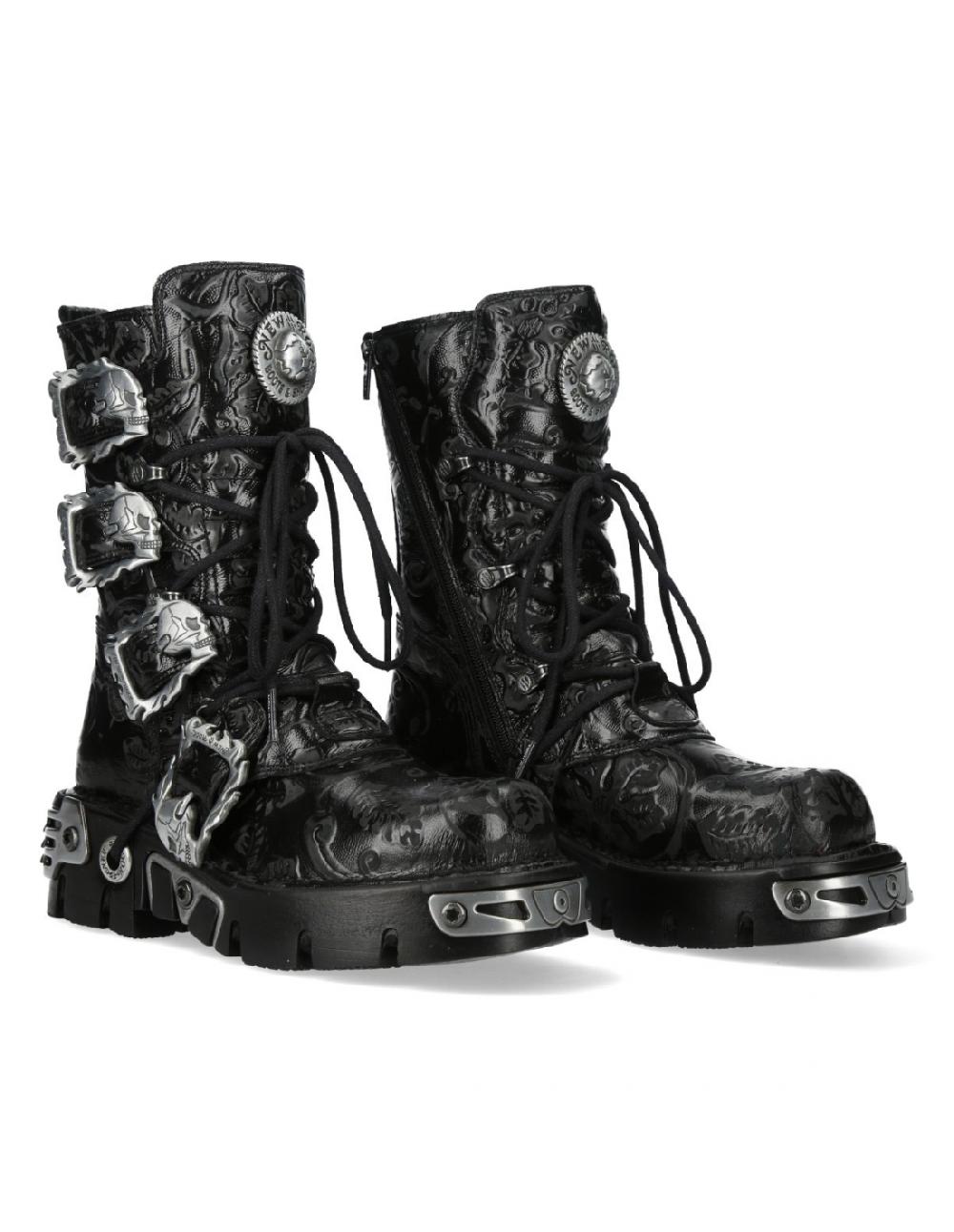 new rock BOOT METALLIC M-391-C31