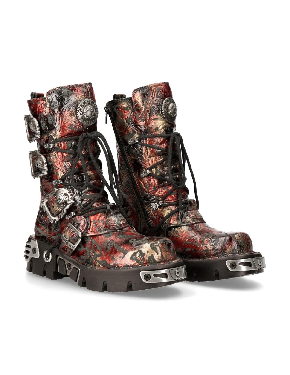 new rock BOOT METALLIC M-391-S26