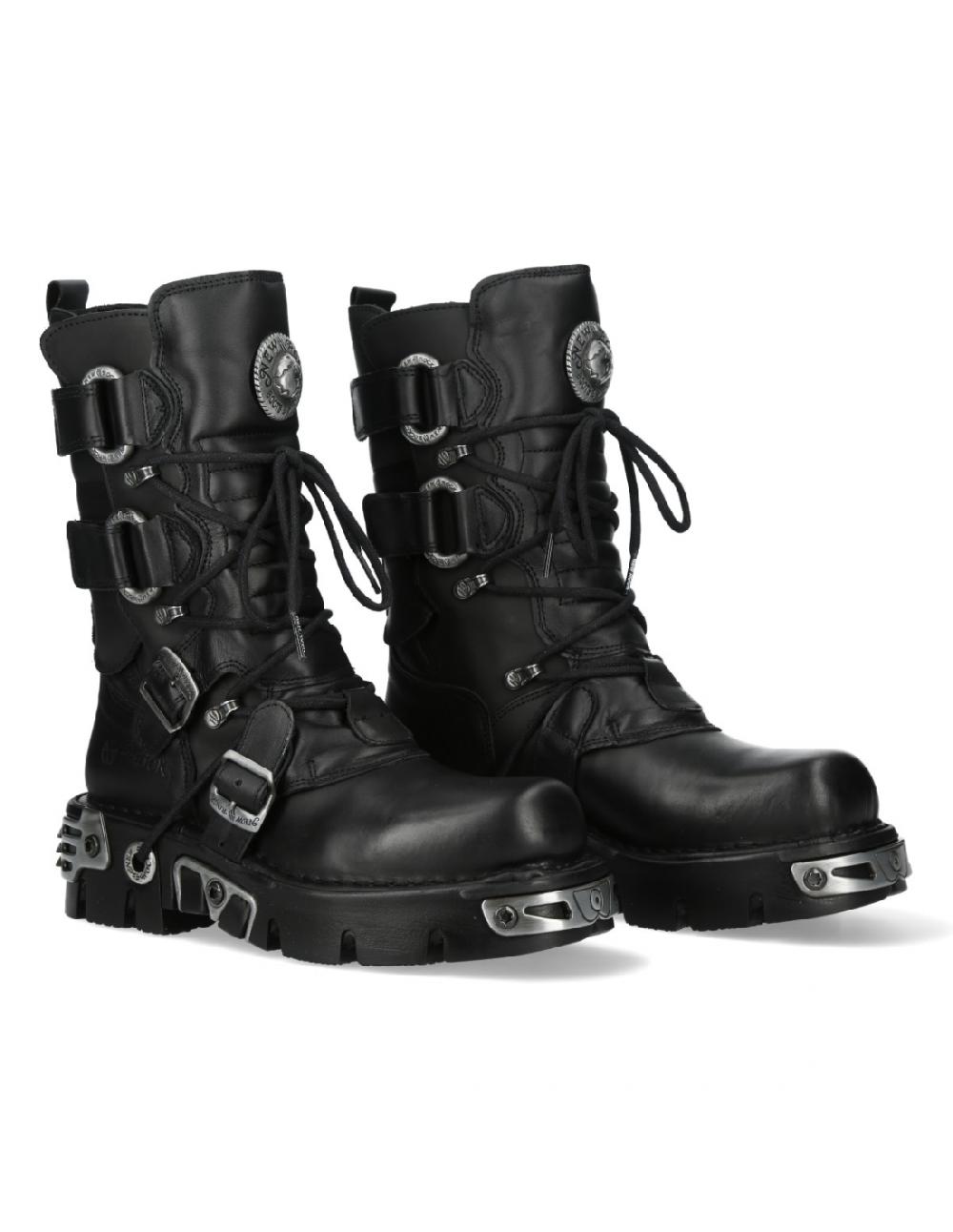 new rock BOOT METALLIC M-575-S1