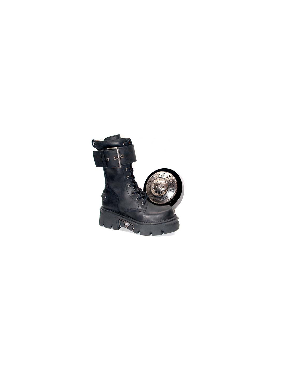 new rock BOOT METALLIC M-583-C1