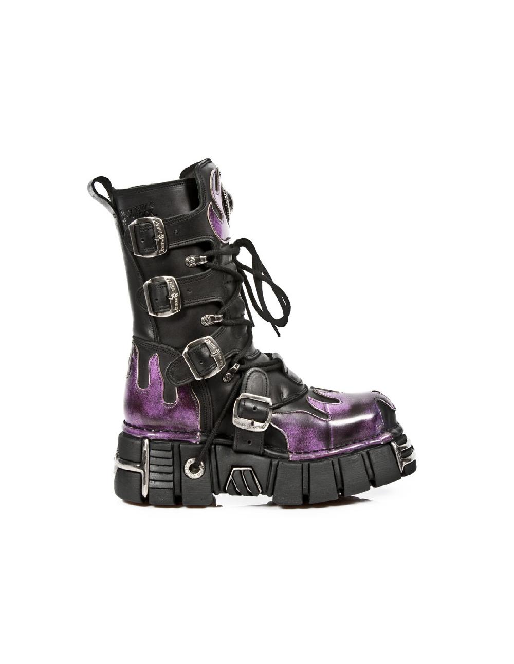 New Rock BOOT METALLIC M-591-C1