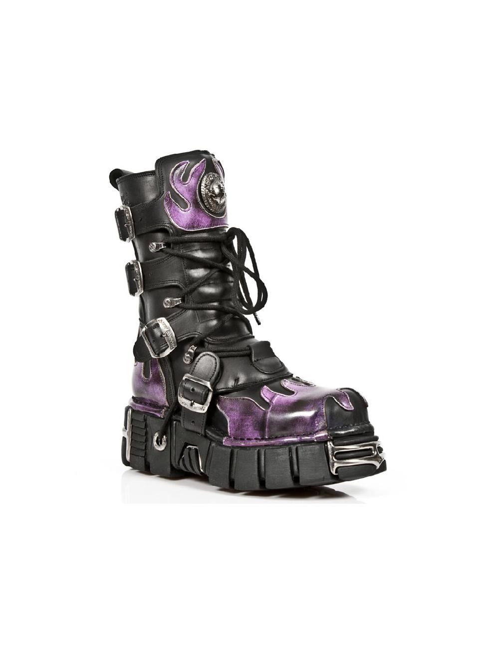 New Rock BOOT METALLIC M-591-C1