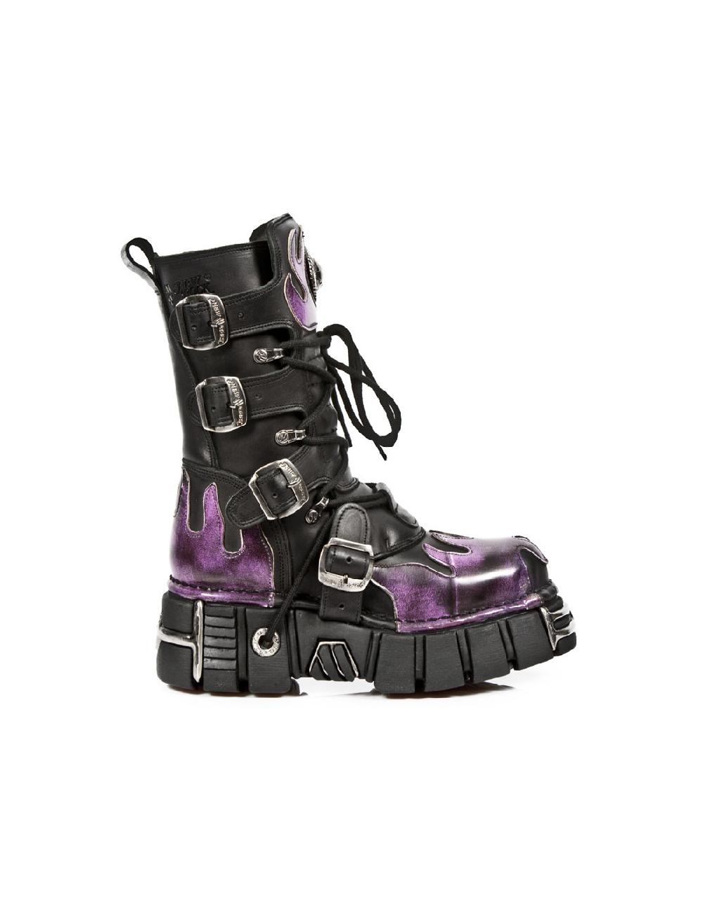 new rock BOOT METALLIC M-591-C1