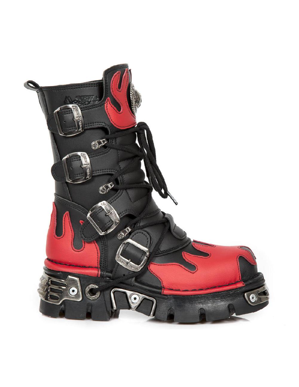 new rock BOOT METALLIC M-591-C43