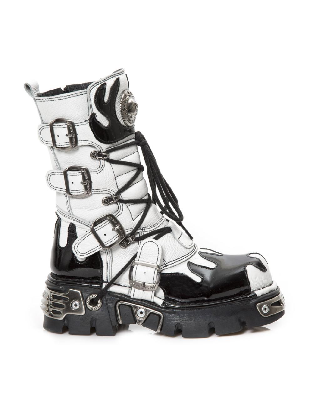 new rock BOOT METALLIC M-591-C7