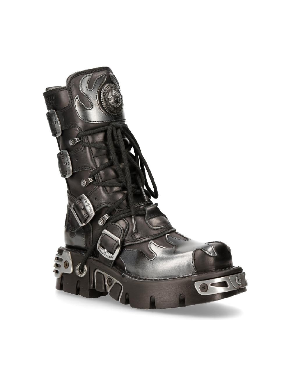 New Rock BOOT METALLIC M-591-S2