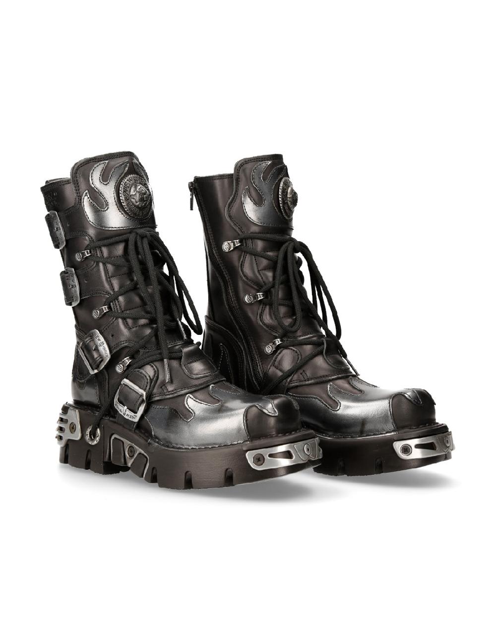 new rock BOOT METALLIC M-591-S2