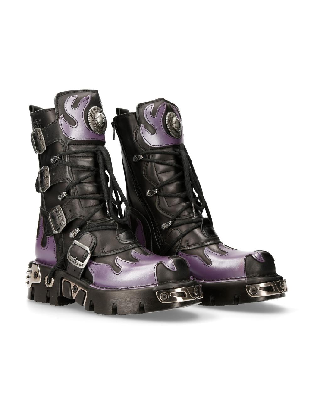 new rock BOOT METALLIC M-591-S5