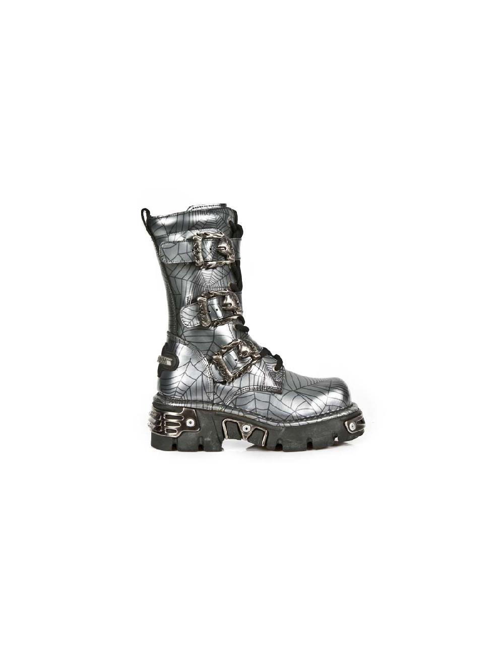 new rock BOOT METALLIC M-710-S3