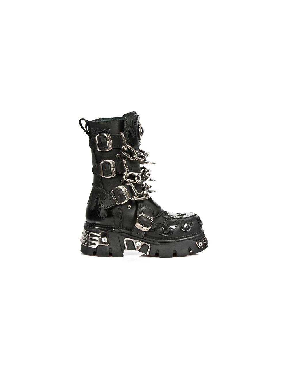 New Rock BOOT METALLIC M-727MT-C1