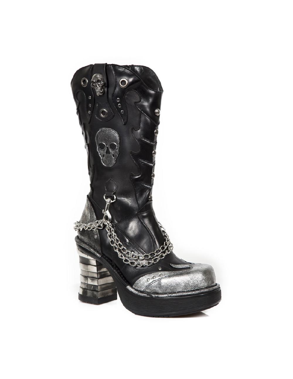New Rock BOOT METALLIC M-8304-C3