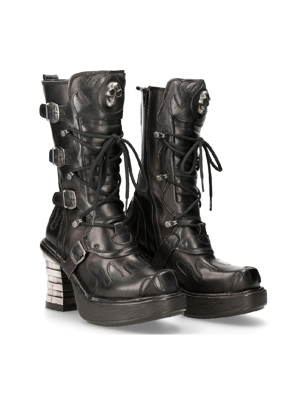 new rock BOOT METALLIC M-8591-C2