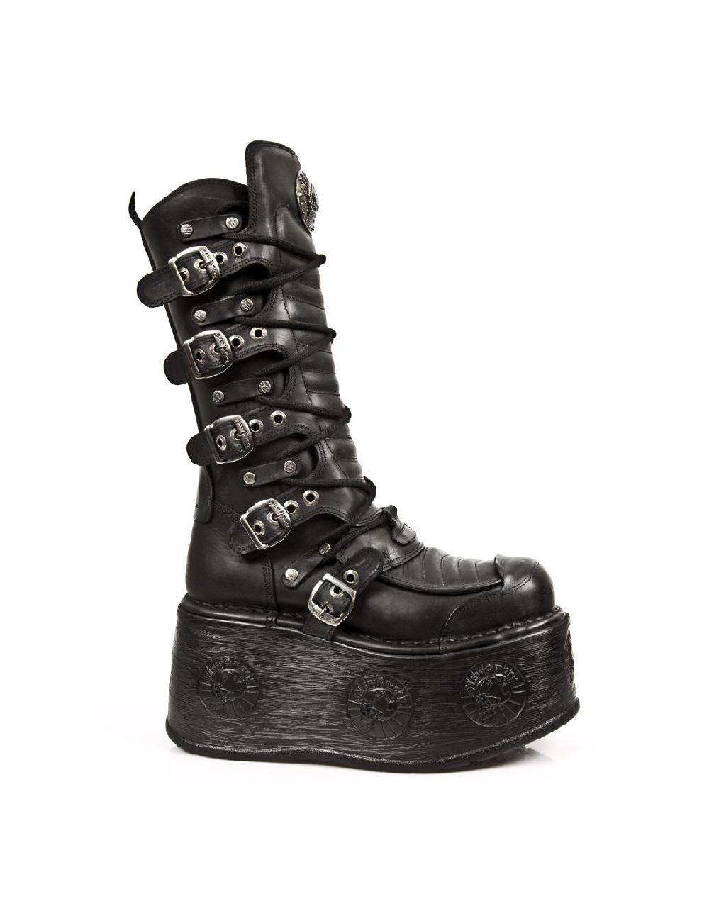 new rock BOOT METALLIC M-985-C3