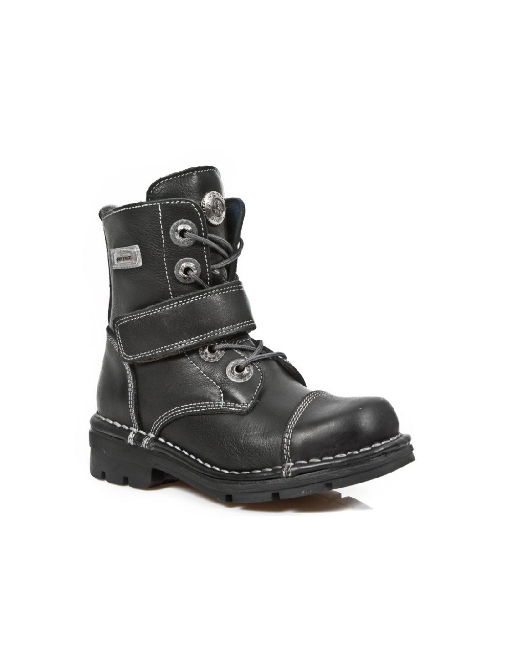 New Rock BOOT METALLIC M-KID001-S1