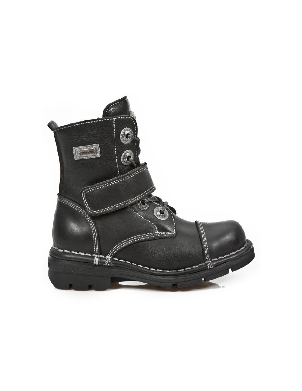 new rock BOOT METALLIC M-KID001-S1