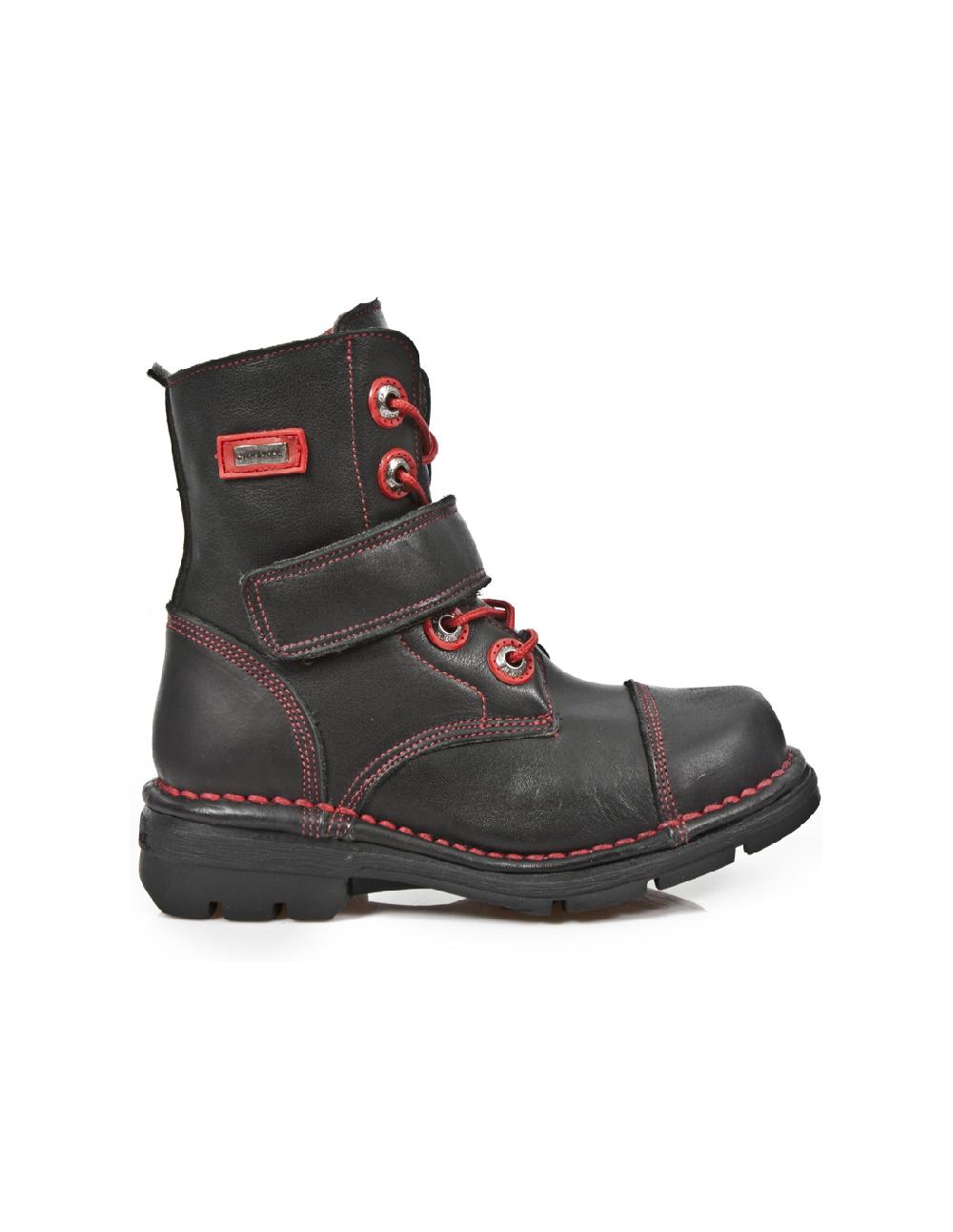 new rock BOOT METALLIC M-KID001-S3
