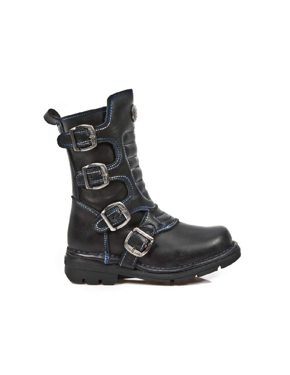 New Rock BOOT METALLIC M-KID373-S2