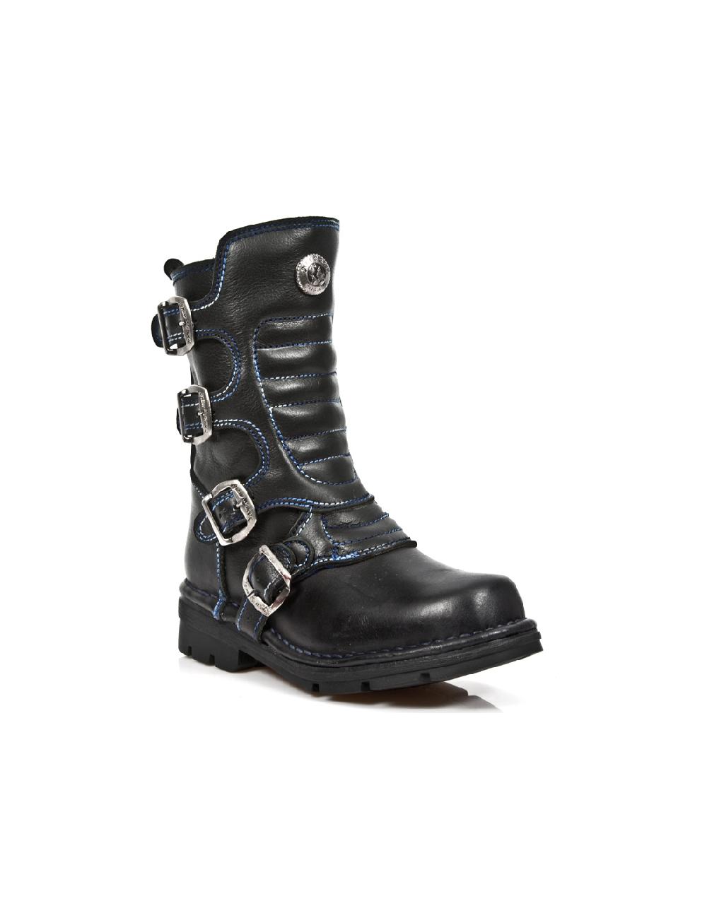 New Rock BOOT METALLIC M-KID373-S2