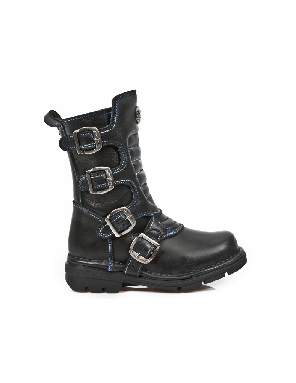 new rock BOOT METALLIC M-KID373-S2