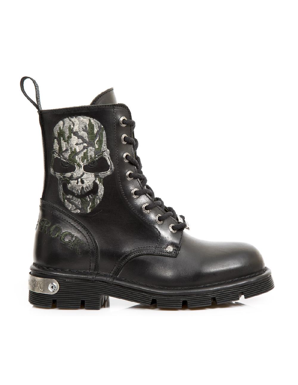New Rock BOOT METALLIC M-MILI120-C5