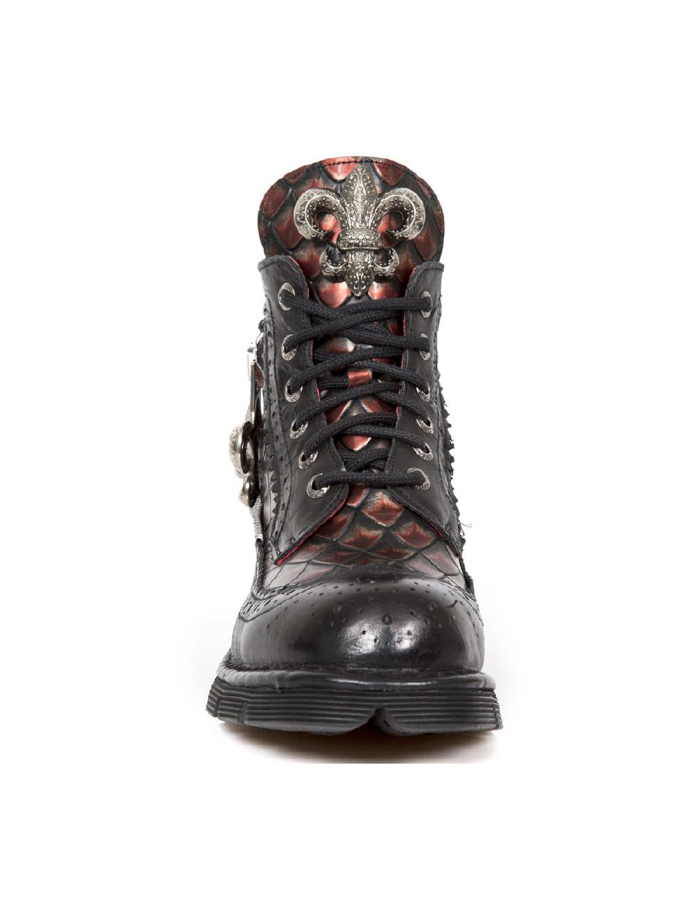 New Rock BOOT METALLIC M-MILI121-C1