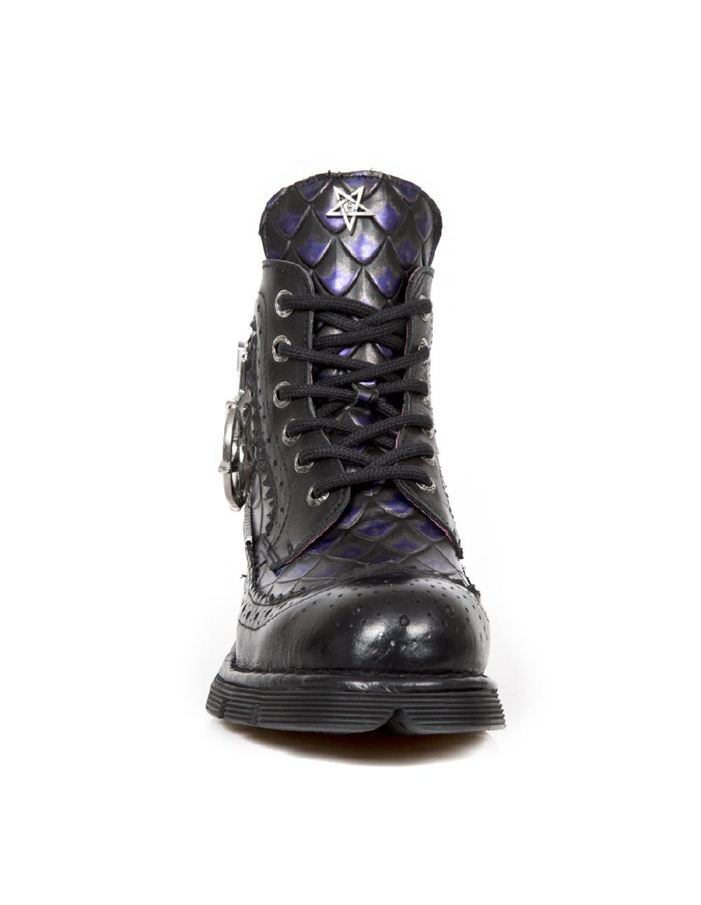 New Rock BOOT METALLIC M-MILI122-C1