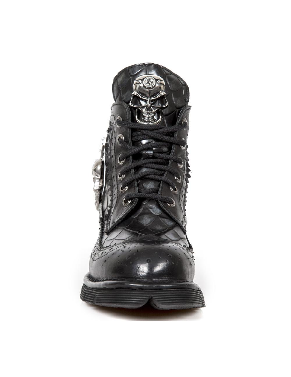 New Rock BOOT METALLIC M-MILI123-C1