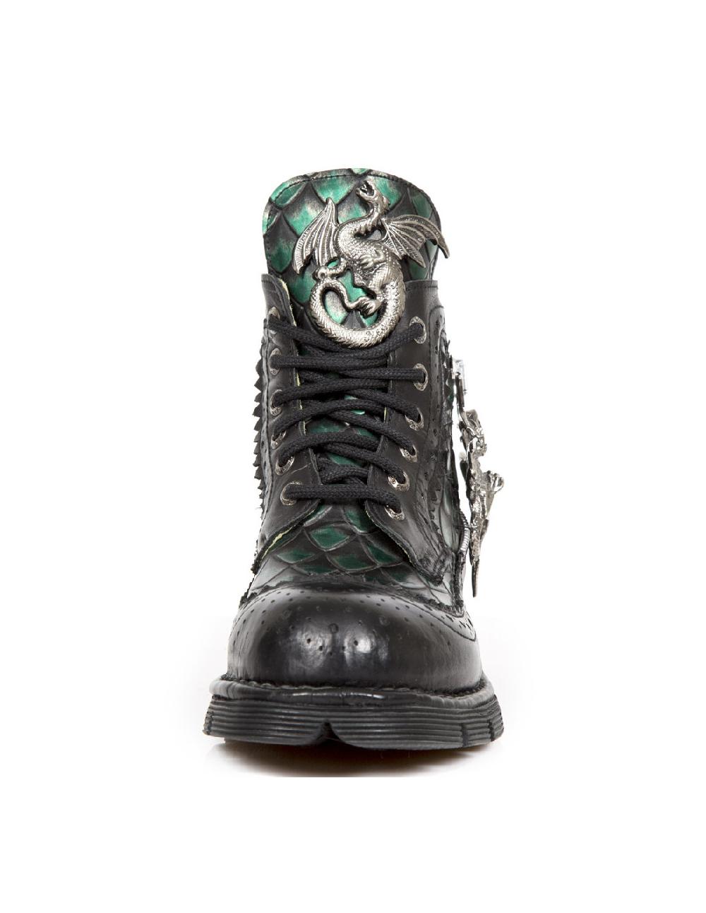 New Rock BOOT METALLIC M-MILI124-C1