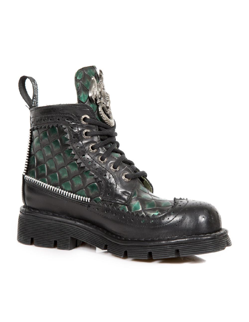 New Rock BOOT METALLIC M-MILI124-C1