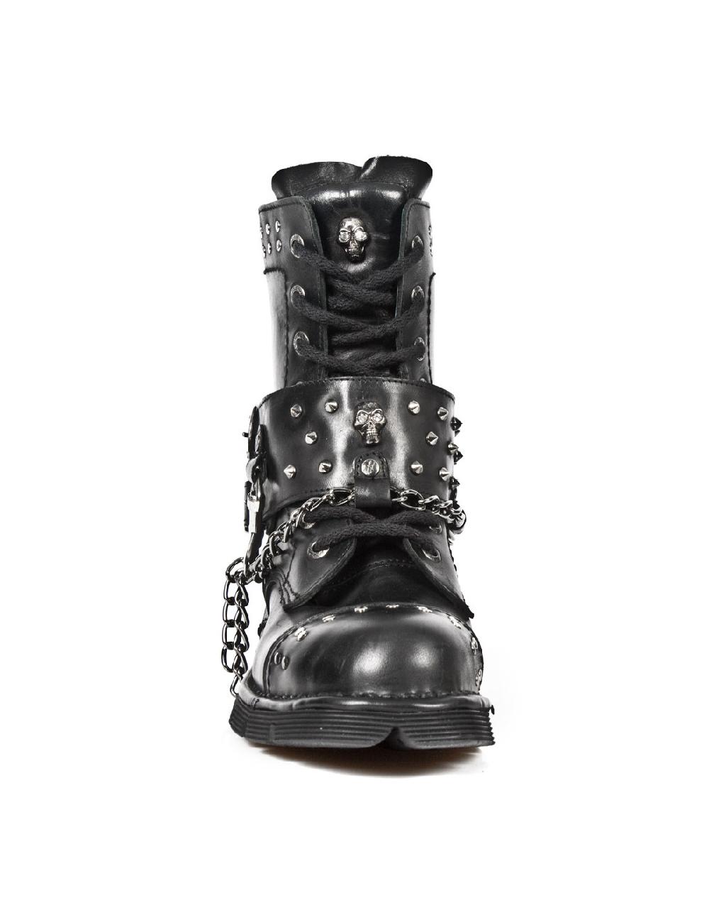 New Rock BOOT METALLIC M-NEWMILI081-C1